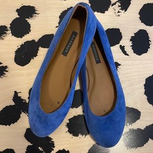 Margaux royal blue ballet flats